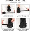 2PCS Motorcycle Shift Pad, Anti-Slip Rubber Protective Motorcycle Boot Cover, Adjustable Motorbike Shoe Boot Protector (2 PCS)
