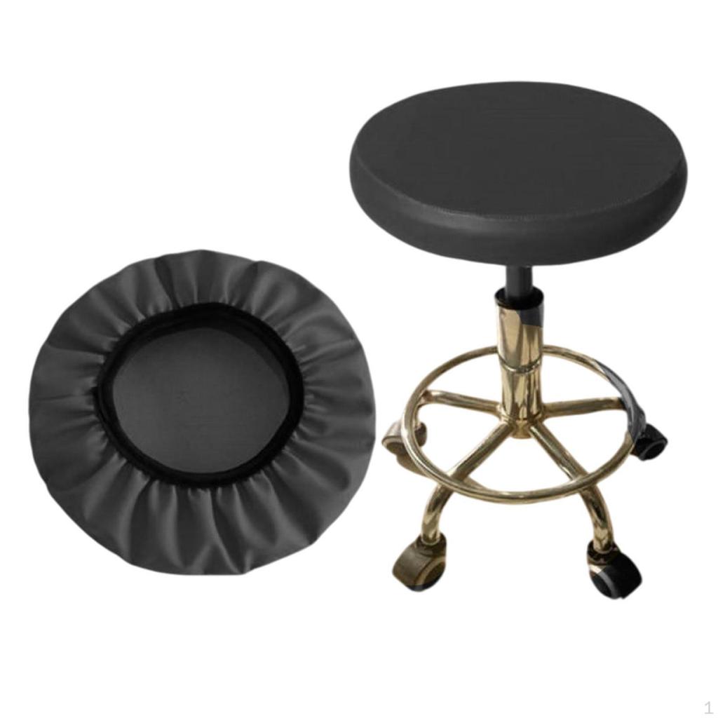 Bar Chair Cover Seating Ceiling Stretch Decor Kee Resistant Round Slipcover