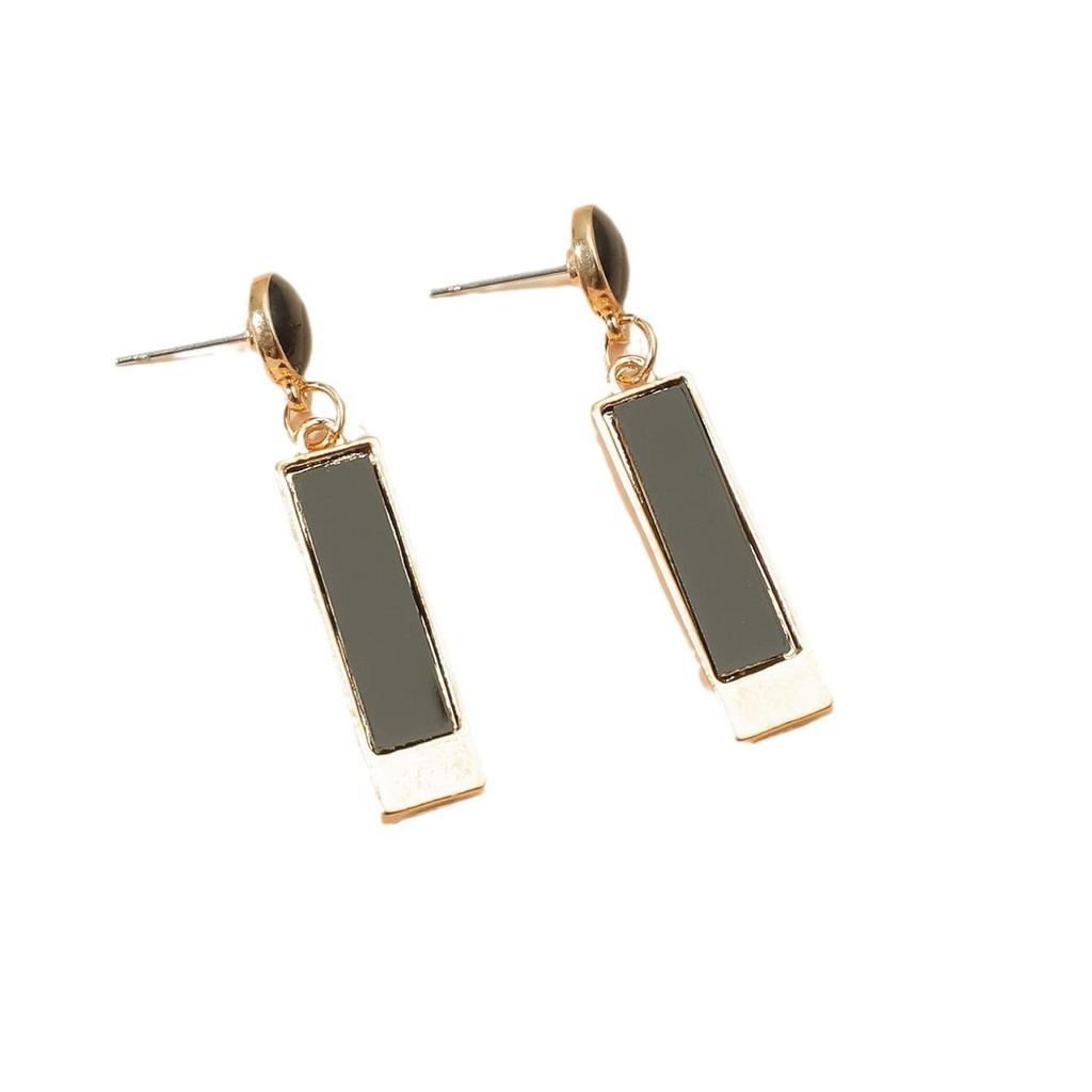 Versatile Rectangle Stud Earrings - Cold Style, Exaggerated and Elegant