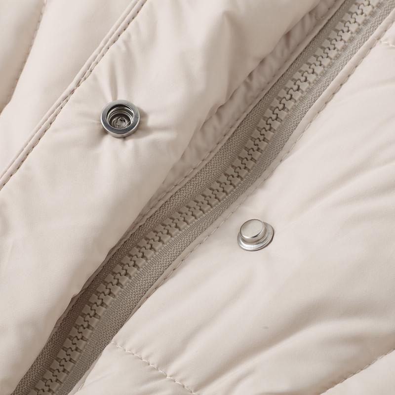 Moda Zima Krótka Kamizelka Kobieta Płaszcze Gruba Ciepła Bez Rękawów Parka Damskie Kurtki