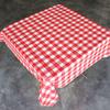 Toalha de Mesa Descartável de Plástico Xadrez Vermelho ZISIZ