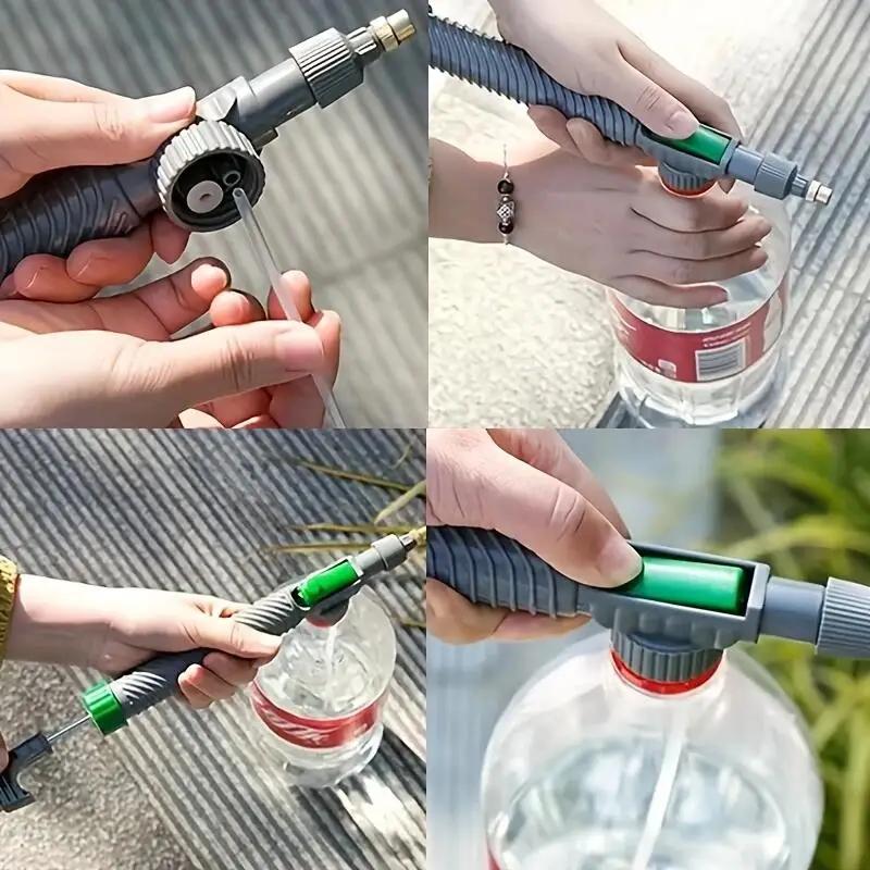 Handheld sprayer - High pressure air pump manual sprayer with adjustable nozzle for home lawn garden watering garden sprayer