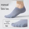 Men’s Invisible Cotton No-Drop Heel Socks: Non-Slip, Antibacterial, Breathable, Sweat-Absorbent, Ultra-Thin