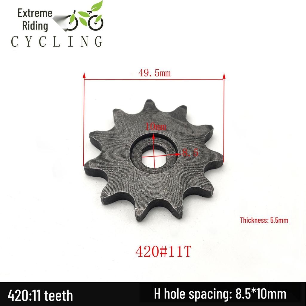 Sprocket pro elektrický motokáru/ATV - 9T/11T (420), 10T (428) Kompatibilní s MY1020/BM1109