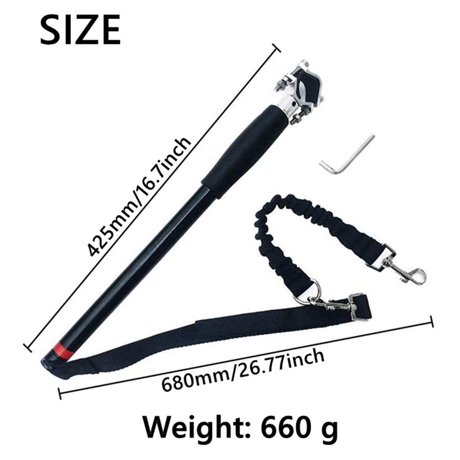 

Велосипедный инструмент для выгула собак Стационарный велосипедный инструмент для выгула собак Освободите руки Держите собаку на фиксированном расстоянии от велосипеда чёрный