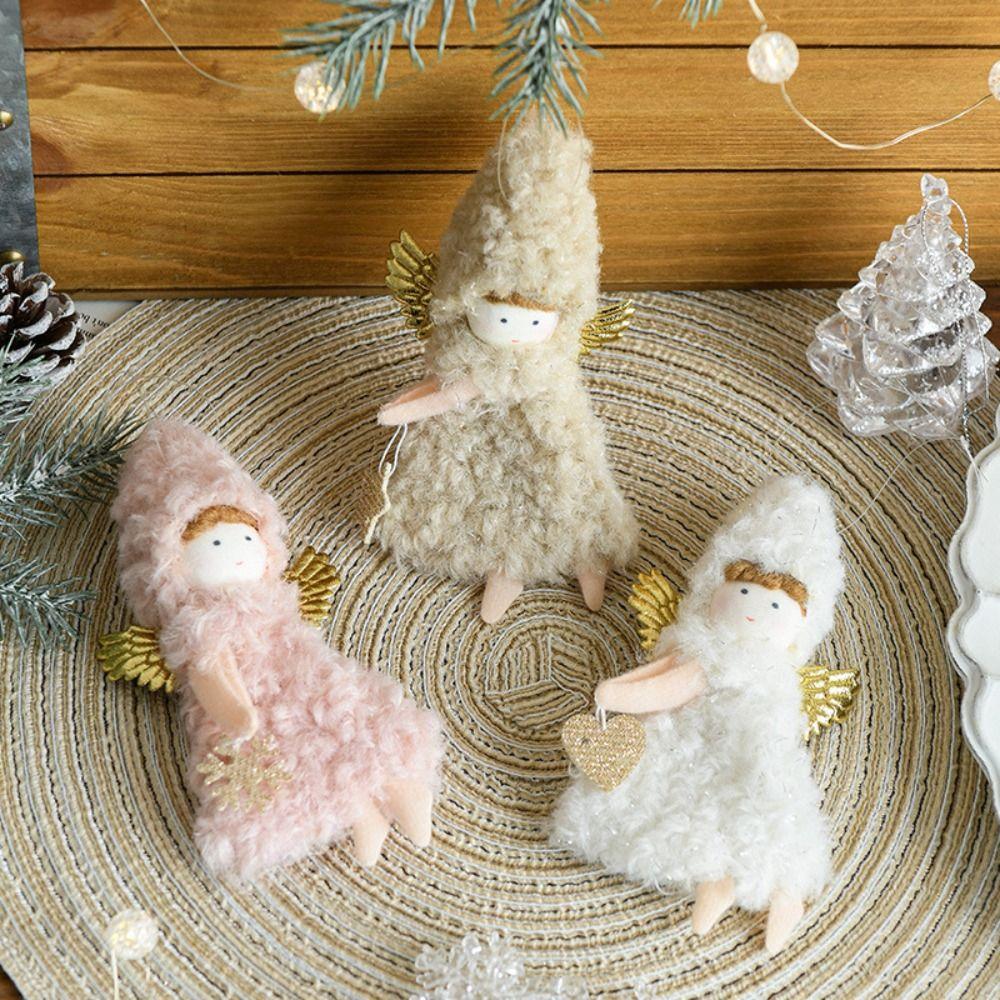 

Xmas Ornament Christmas Plush Girls Pendant Angel Christmas Tree Pendant New Year