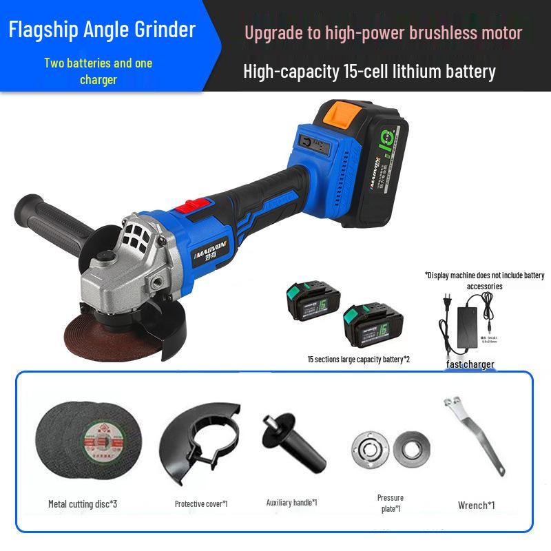 Dayi Cordless Multifunctional Angle Grinder and Polisher (Lithium Battery Powered)