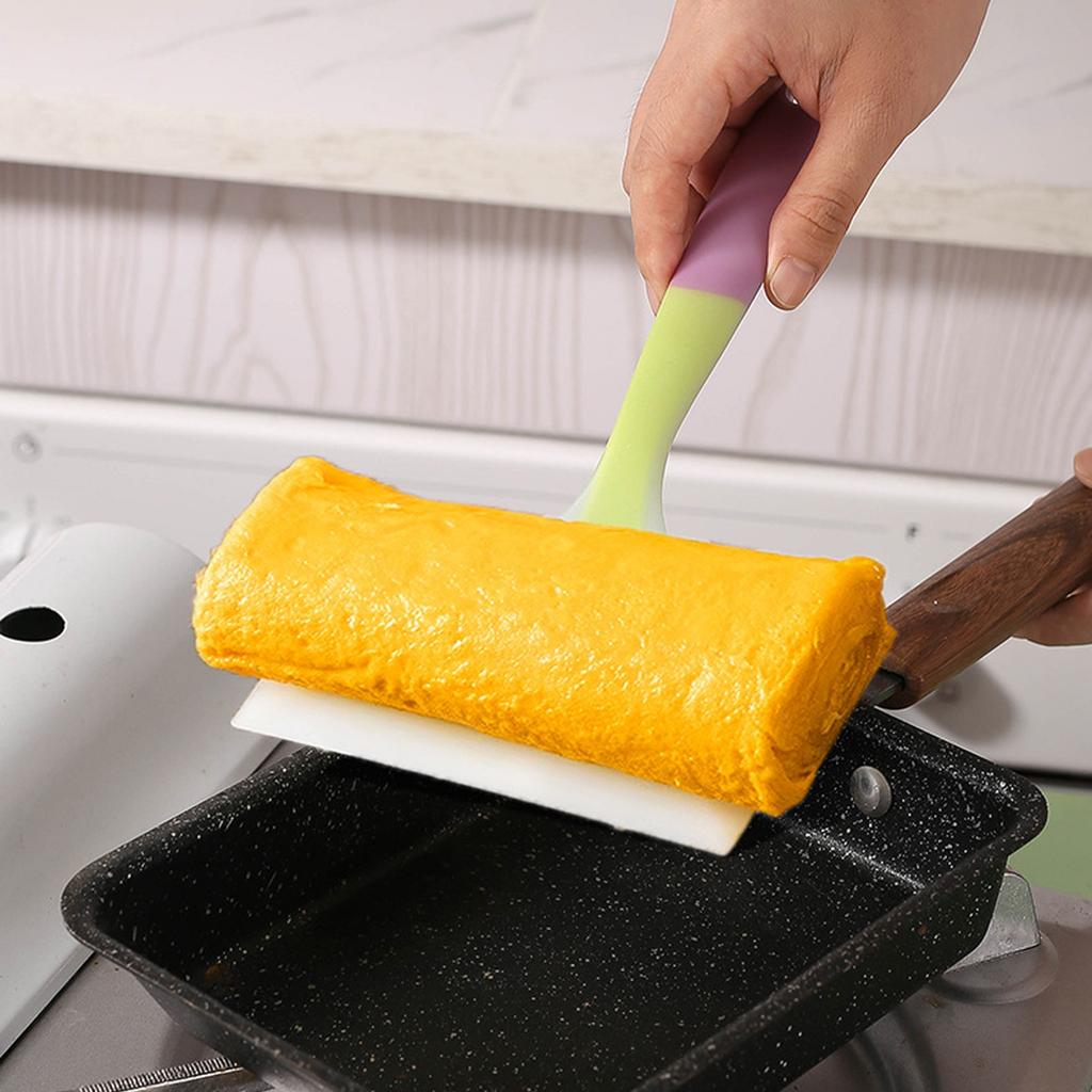 Silicone Spatula Wide Mouth Nonstick Scraper Kitchen Cooking Utensils Spatula Wide Pizza Cooking Tool Easy To Clean