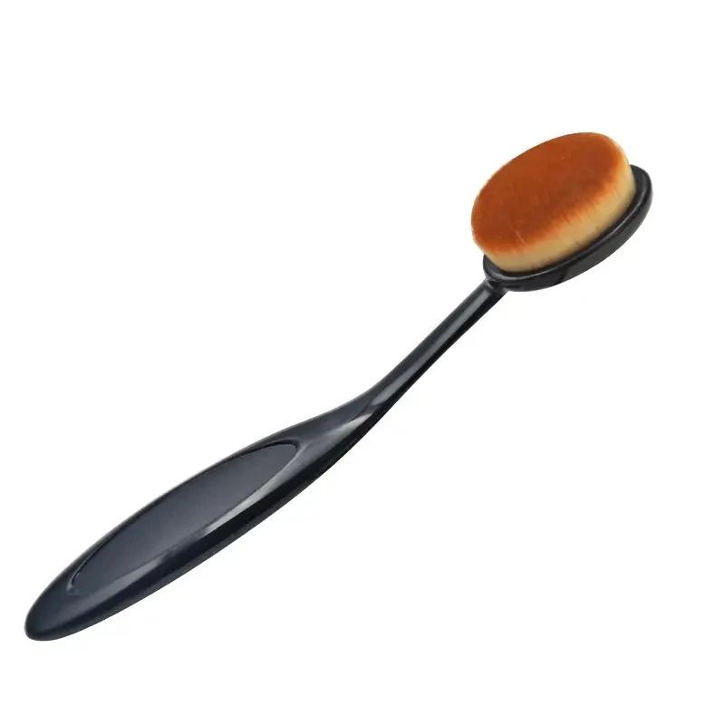 

1/2/5 PCS Large Foundation Brush Toothbrush Shape Makeup Make Up Tools Get Fast Even Application of Creams and Powders Cosmnetic