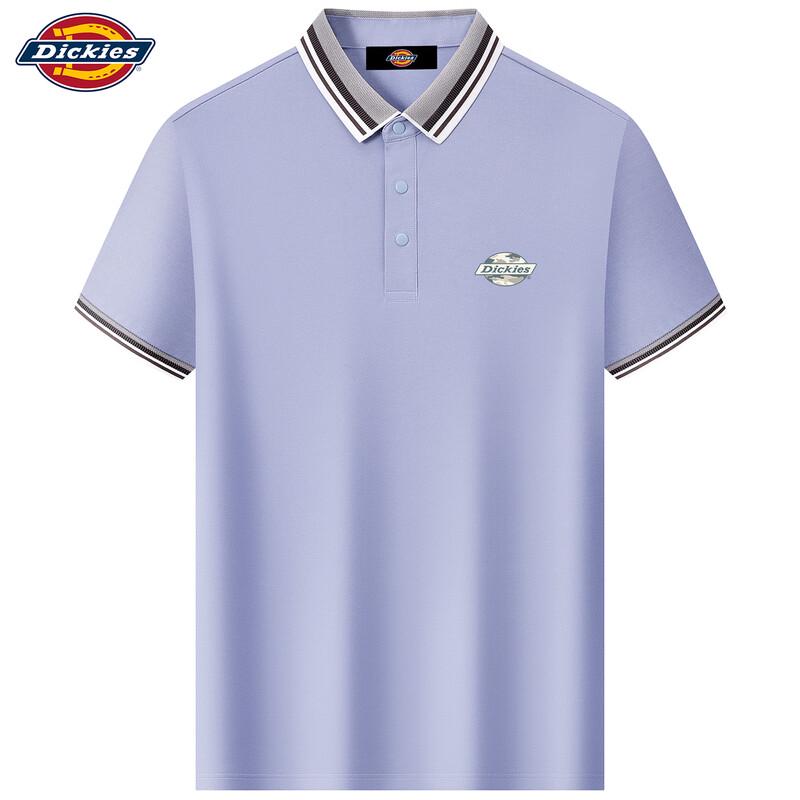 Мужская поло-рубашка Dickies в полоску с логотипом 54/2XL океан синий