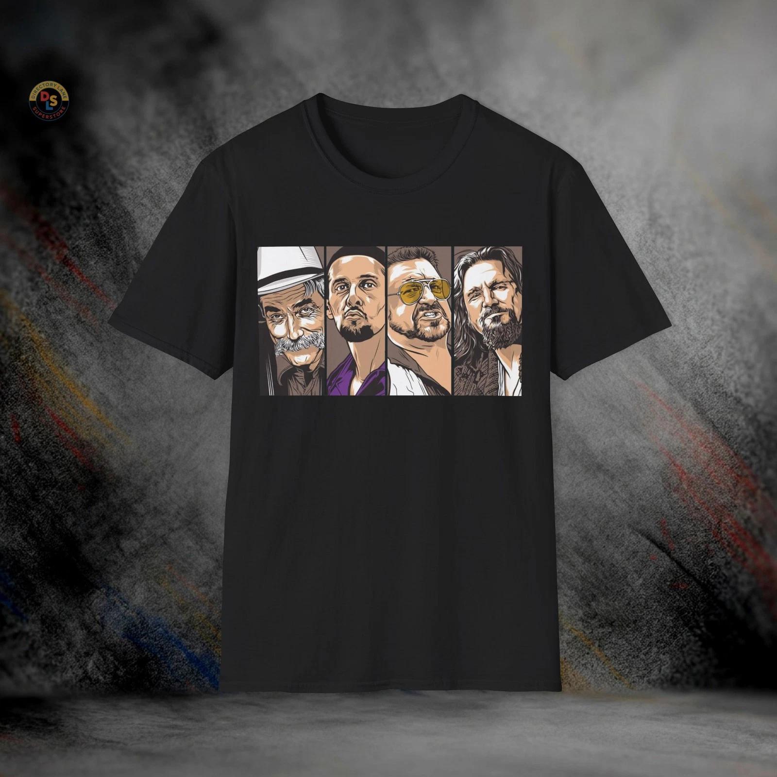 The Big Lebowski The Dude Walter Jesus T-Shirt | Softstyle Tee M