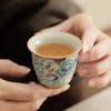 Ruyao Xiangyun Ruitu Teacup Master Cup Tasting Cup Household Tea Set Ceramic Teacup Drinking Small Cup
