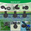 Shade Net Fixing Clips Durable Reusable Plastic Easy Install Weatherproof for Garden Patio Outdoor Greenhouse Use