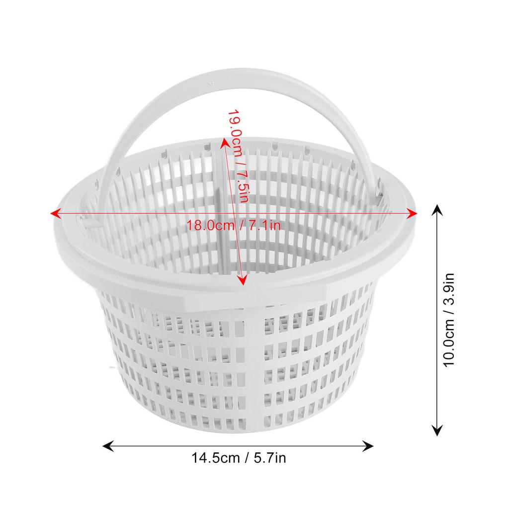 Versatile Replacement Pool Skimmer Basket Effective Cleaning Durable Pool Cleaning Attachment Easily Removes Debris