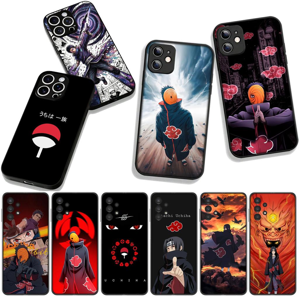 Anime Tobi Uchiha Obito Narutos Phone Cover Case for Apple iPhone 16 15 14 Plus 13 12 Mini 17 Pro Max + ProMax 16E Air 16+