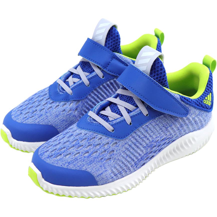 New Adidas AlphaBounce Cushioned Wear-Resistant Breathable Low-Top Kids' Running Shoes Blue Children Aged 3-7 Years Old B22554