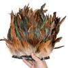 1 Meter Fluffy Natural Rooster Feather Trim Fringe Wedding Decoration Carnival Accessory Sewing Feather Ribbon 15-20 CM