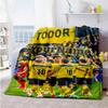 Borussia Dortmund Customize Text Blanket Lightweight Customizable Blanket Warmthful Decor Great for Office Couch Bed Living Room Ideal for All Seasons