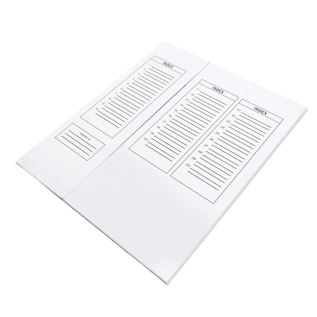 Microscope Slide Tray Foldable Cardboard Microscope 30 Slides Capacity Storage Plate for Laboratory