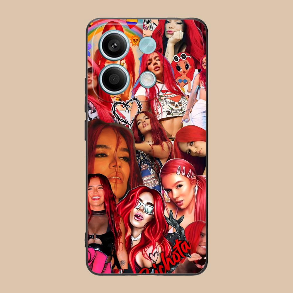 Karol G Latino Mobile Cell Phone Case for Xiaomi 15 14 13 12 Mi 11 T Ultra Lite Pro S X 5G Colorful Printing Cover Pretty Cover Xiaomi 11T Pro