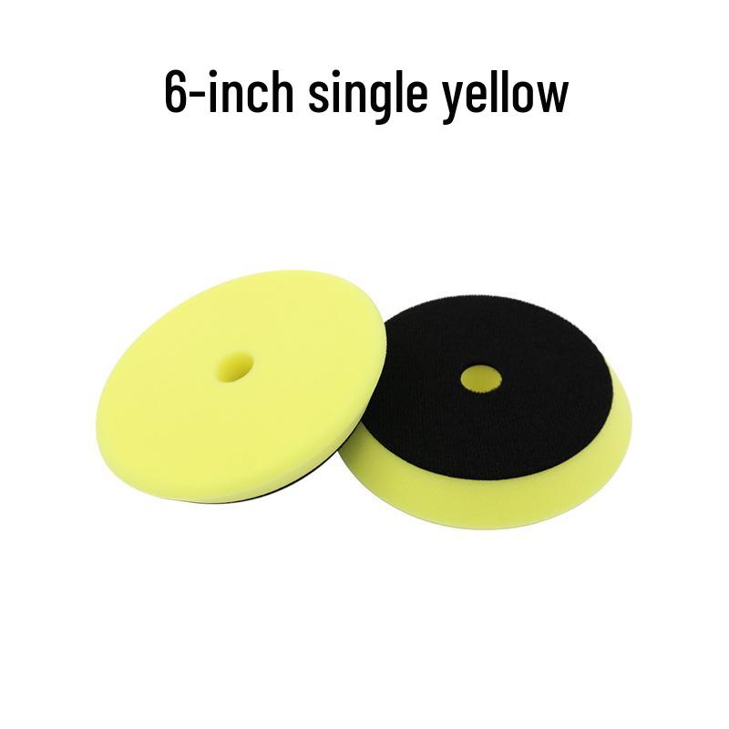 6-Inch Beveled Edge Polishing Sponge Pad Set for DA Eccentric Polishers