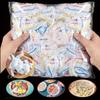 51Pcs Reusable Elastic Food Covers - Durable, Food-Grade Plastic Material, Tear-Resistant And Stretchable, Dustproof And Leak-Proof To Keep Food