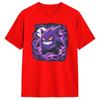 Pokemon Gengar T Shirt Man Vintage Cotton T-Shirts Summer O-Neck Fashion Tees Cheap Oversize Clothing