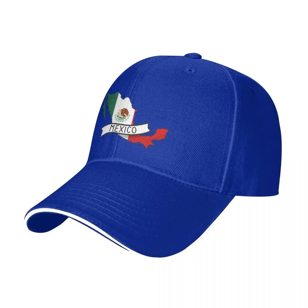 Mexico Flag Map Hiking Baseball Caps For Womens Printing Female Beach Coquette Hat Hip Hop Trucker Cap