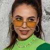 New Vintage Square Metal Sunglasses UV400 Protection Small Frame Driving Sun Glasses for Women Men Outdoor Gafas De Sol