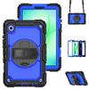 8.7 Inch Tablet Case Galaxy Tab A9 A11 X110 X133 With Silicone Bumper PC Back Shell Hand Strap Kickstand