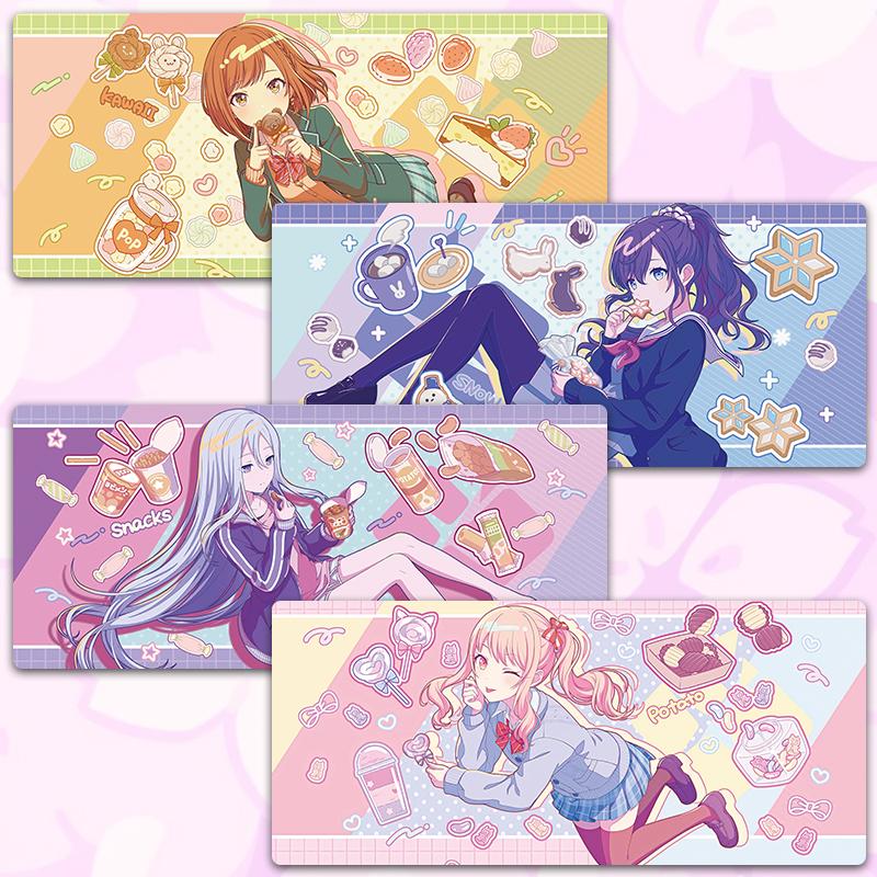 PJSK Project Sekai Colorful Stage Nightcord at 25:00 XXL Large Mouse Pad Computer Laptop Non-slip Keyboard Desk Mat Mousepad