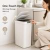 Odor-Sealing Waterproof Garbage Bin with Lid Living Room Dustbin Bathroom Trash Can  Home Use
