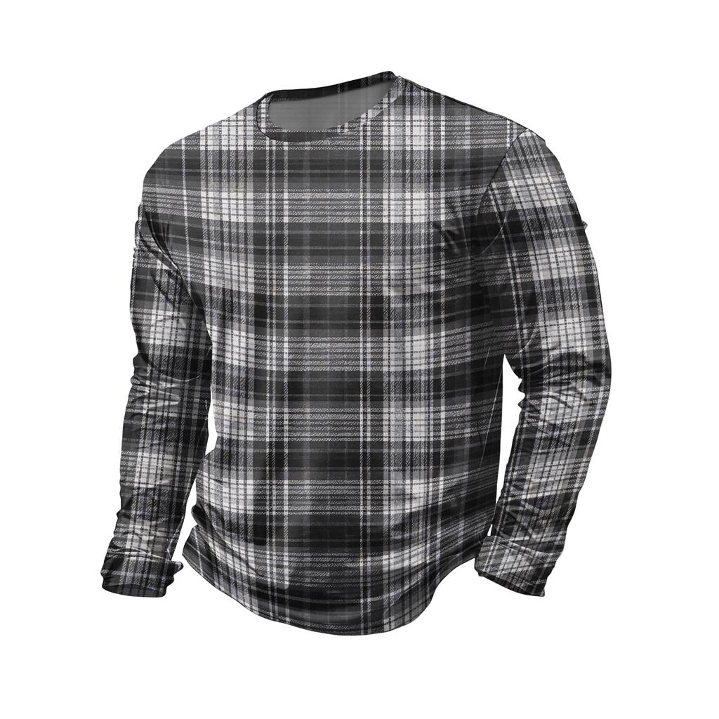 Men's Neck Long Sleeve T-Shirt