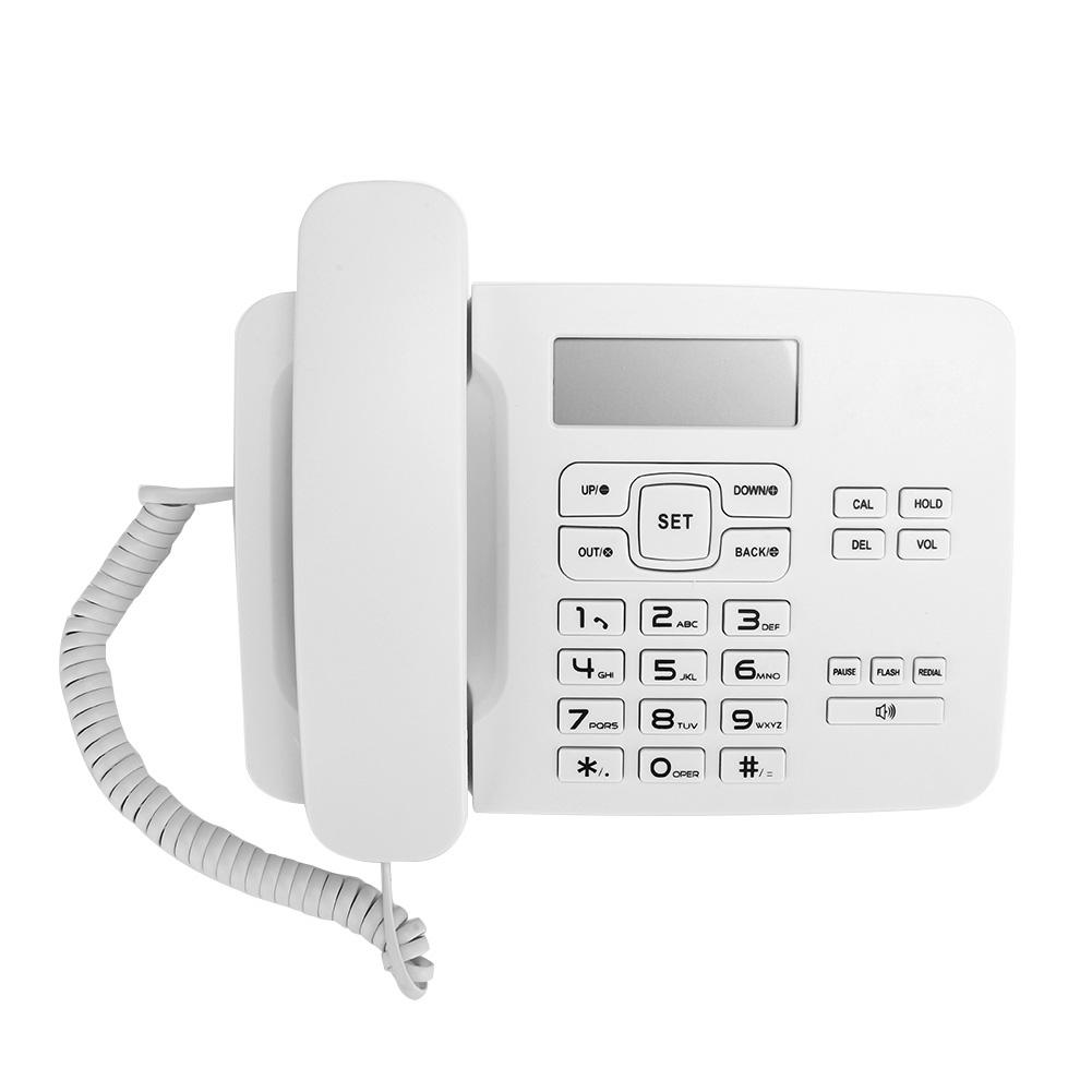 

KX T7001 FSk DTMF Dual System Home Office Telephone with LCD Calendar Display White