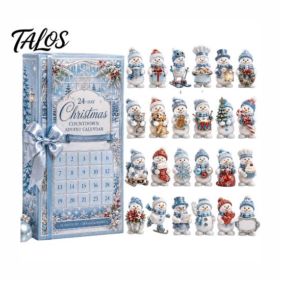 Saisonale Countdown-Box Heritage Acryl Adventskalender, Dekorative Hängeverzierung, Langlebige Leichte Balkonanhänger Jalousie für Zuhause Schlafzimmer
