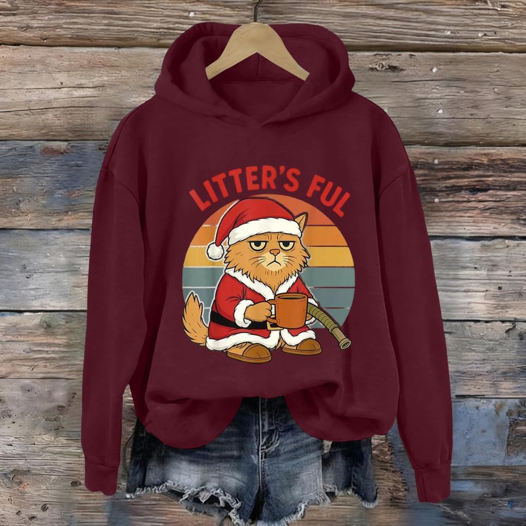 Women's Fashion Daily Versatile Casual Sweatshirts Long Sleeve Hooded Top Sweatshirts