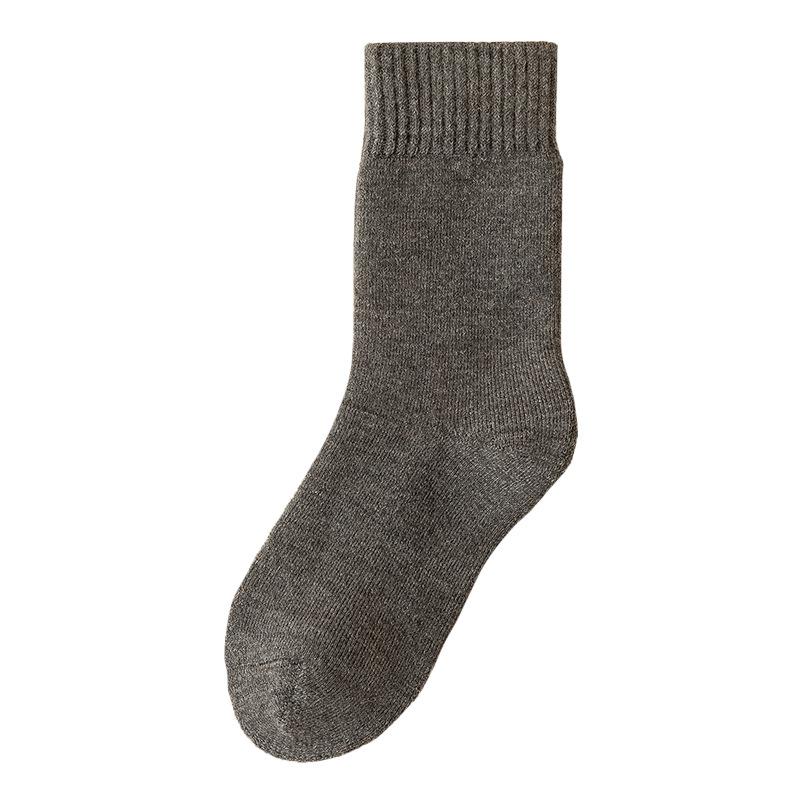 Ladies Winter Extra Thick Wool Ring Warm Cold Resistance Heat Storage Tube Wool Socks
