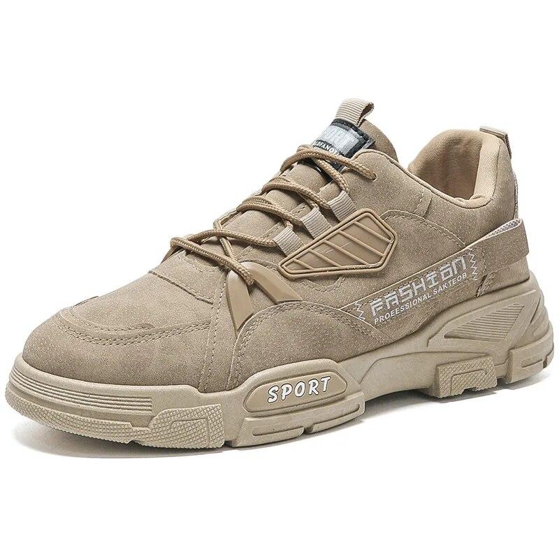 Men Tooling Shoe Fashion Outdoor Platform Boots Men's Casual Comfortable Breathable Shoes Non-slip Lace Up Shoes for Men Sneaker