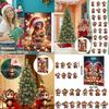 Monkey Christmas Countdown Calendar With Acrylic Wall Hangings For Holiday Celebration And Gifts