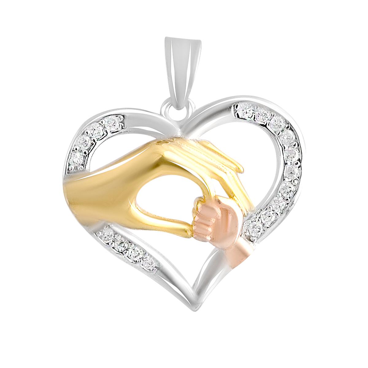 

Срібна каблучка з фіанітами. (2109709) білий