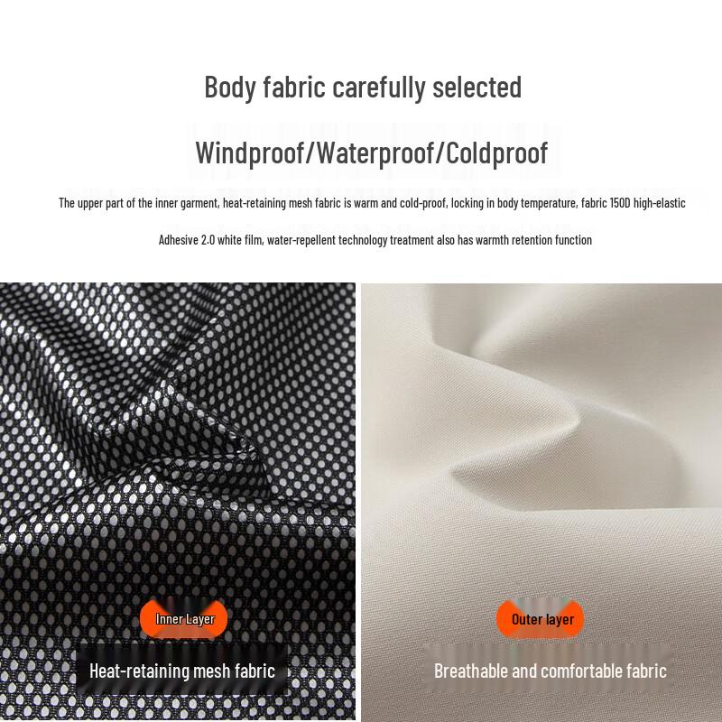 ROMON Men's 3-in-1 Business Casual Sport Hiking Windproof Jacket