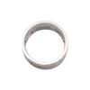 HERMES  #15(JP Size)  ring Orange Silver925 Women