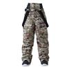 Men Women Snowboarding Pants Suspenders Ski Pants Windproof Waterproof Warm Couple Snow Trousers Waist Protection