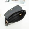 Women's bag summer new crocodile pattern pearl hanging simple small square bag casual mobile phone bag