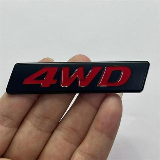 Custom 4WD Emblem Sticker for Modern Tucson & Santa Fe