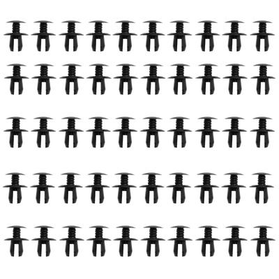 50 Pcs Black Rivet Fairing Body Trim Panel Fastener Screw Clips For Honda Motorcycle Accessories Parts Wholesale