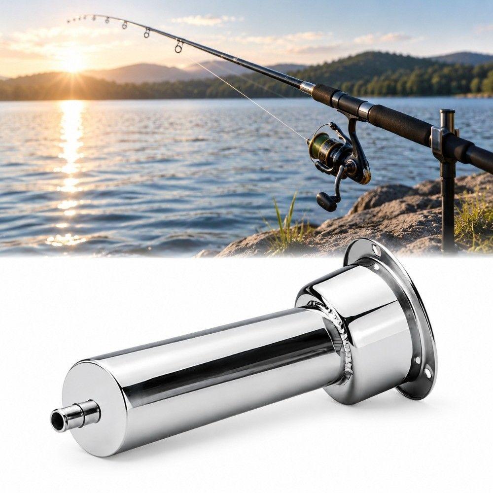 2 in 1 Marine Rod Cup Holder Stainless Steel Fishing Rod Holder Durable Boat Rod Holder for Ship