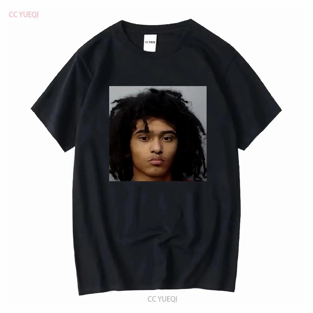 Jaydes Mugshot T Shirt Underground Rap Evvls Minimalist For Fans Jayden Yen Dumont long or short sleeves vintage Washed
