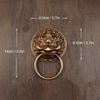 Bronze Antique Door Knocker Brass Door Handles Cabinet handle Decorative Knob  Home Furniture