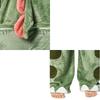 OLAOLA Dinosaur Kigurumi Pajamas for Animal Fluffy Winter Cute Loungewear for Warm and Warm for Cold Weather Flannel Material Size S Adults, Cosplay,